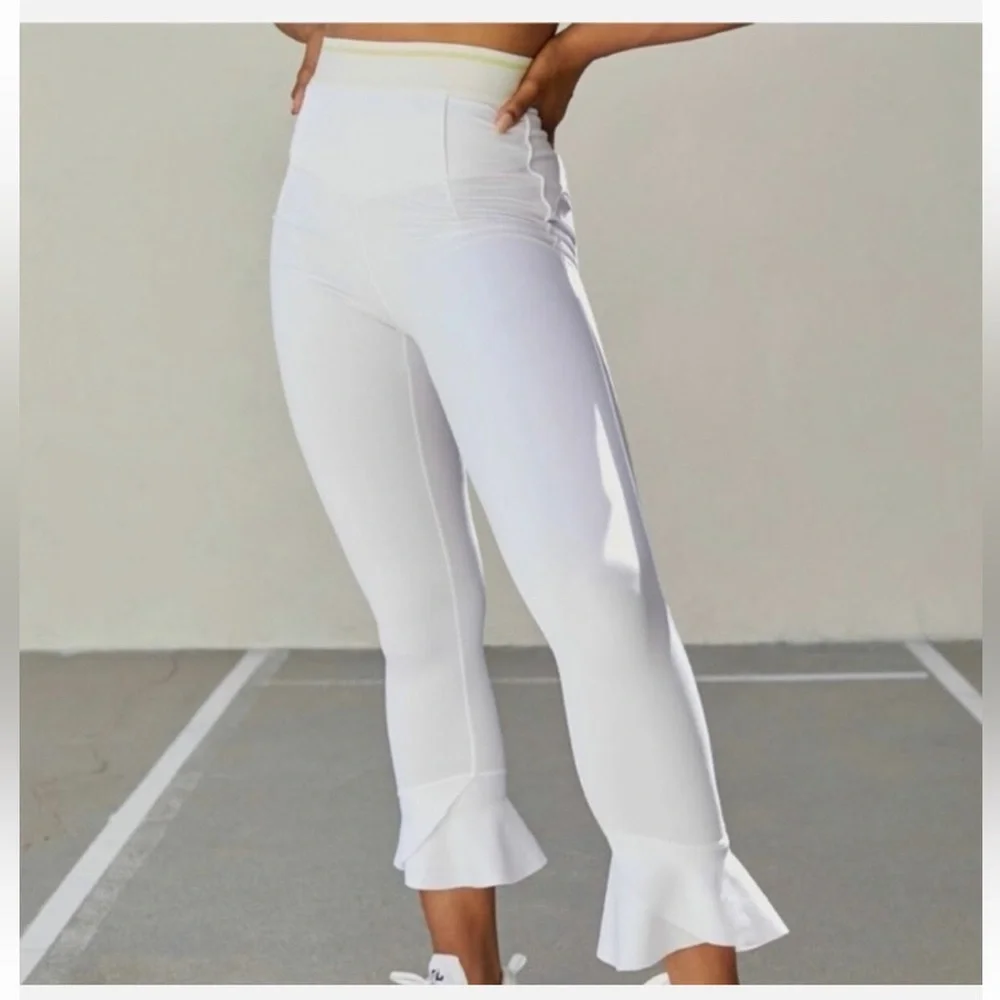 FP Movement by Free People Flutter Ruffled Sanctuary Leggings - Picture 1 of 8